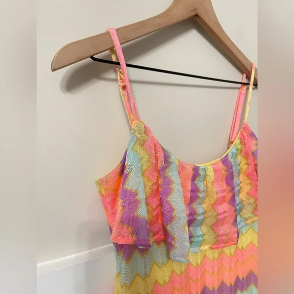 Lilly Pulitzer Pastel Color Layla Chevron Print Knit Dress Size Small - Picture 5 of 8